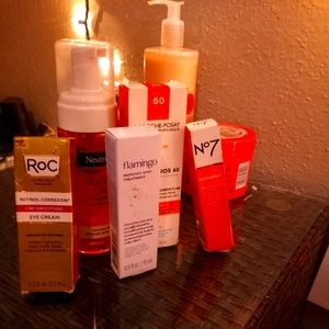 Lots of face products 'makeup 'other items